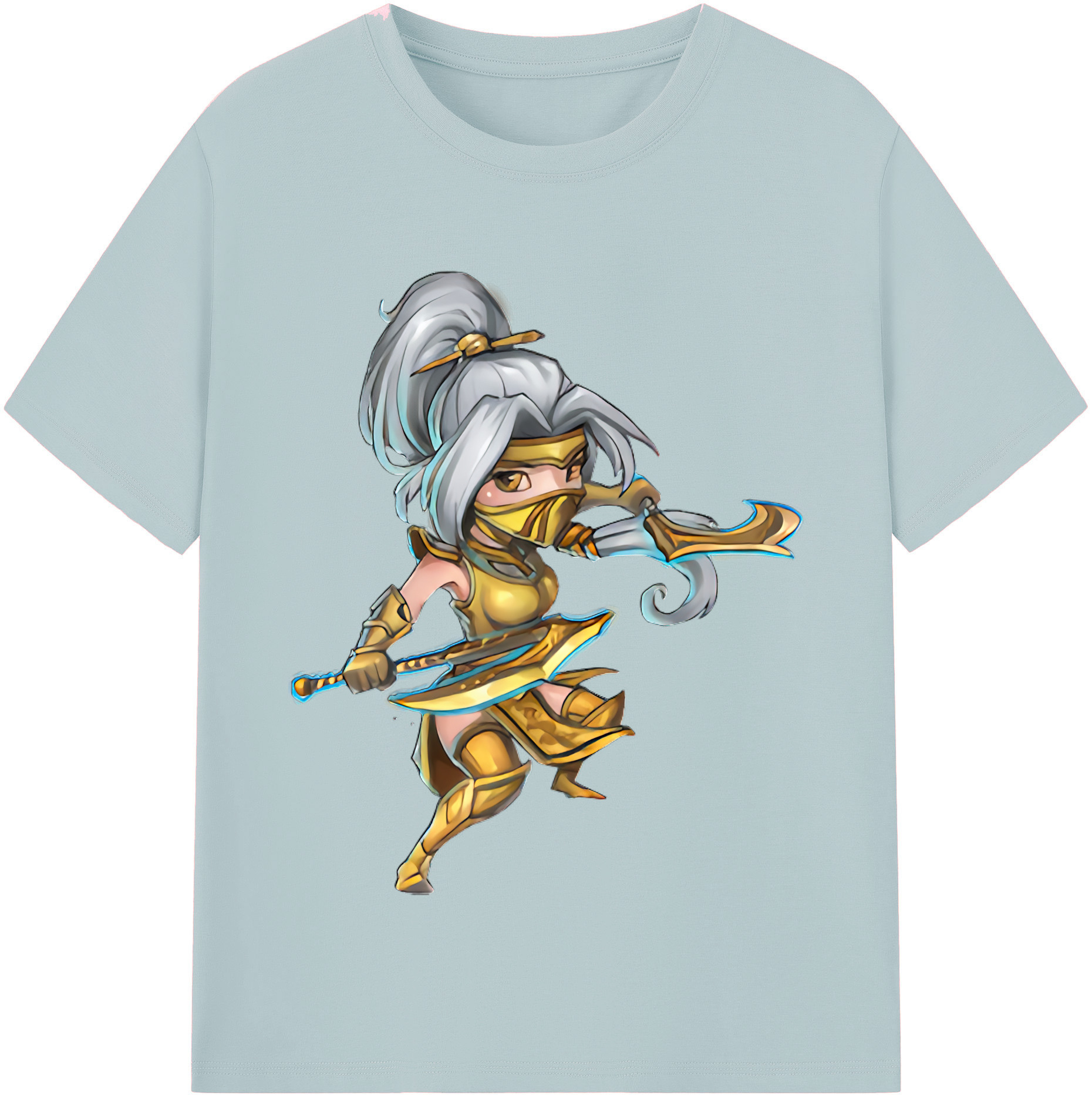 リーグ・オブ・レジェンド League of Legends LOL 綿100％半袖Tシャツ（フロントプリント）